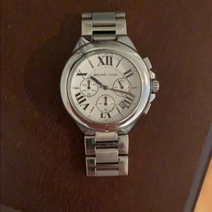 Michael Kora silver watch